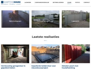 Martens Mark - Betonvloeren - Containers - Laswerk